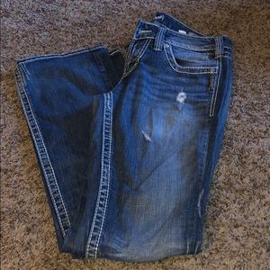 Silver jeans!